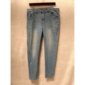 Harley Made With Love Jegging Jeans Womens 18 Blue Denim Mid-Rise Stretchy Pants